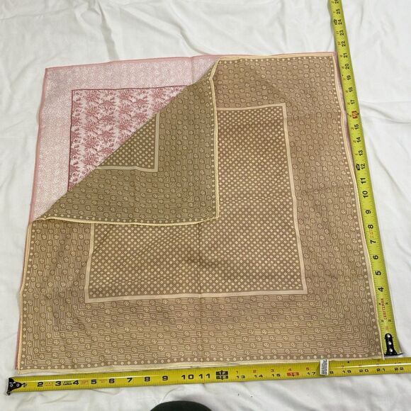 Lot 15 Vintage MCM Scarves VERA Italy Japan Silk nylon Polyester 50s 60s 70s 80s - Picture 15 of 16